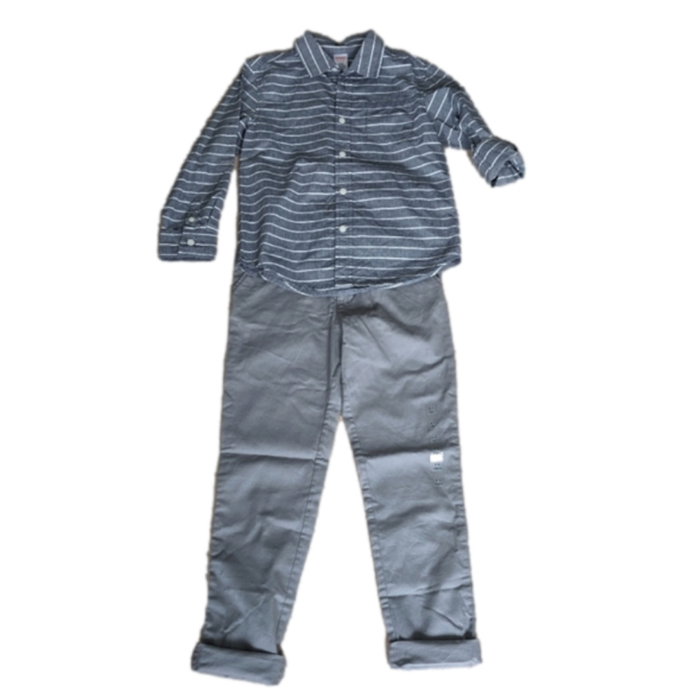 H&M pants/Gymboree shirt set